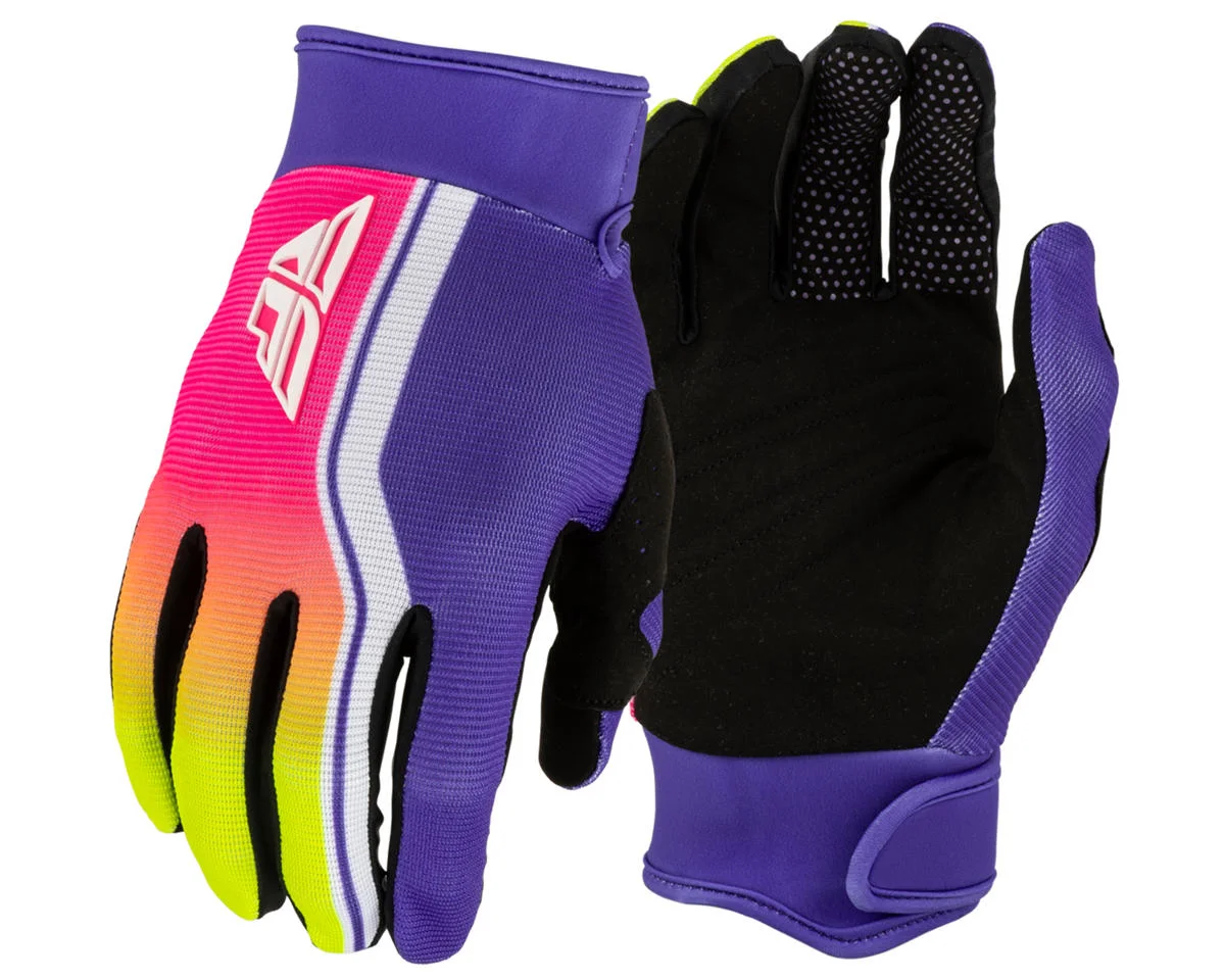 Fly Racing F-16 Raze Gloves (Purple/Red/Yellow) (L)